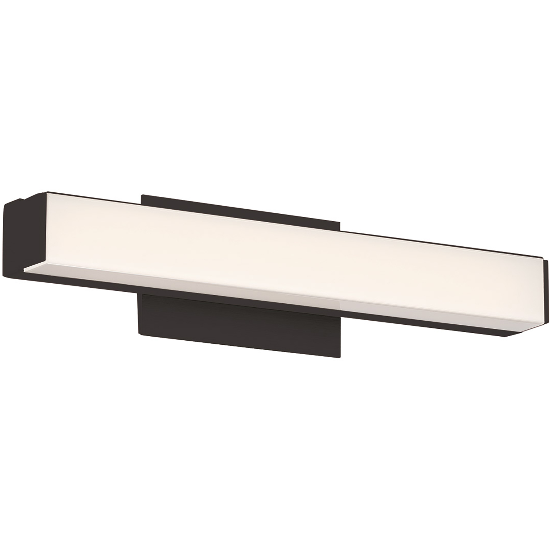 Brink LED 12.56 inch Black Bath Vanity & Wall Light in 2700K, dweLED