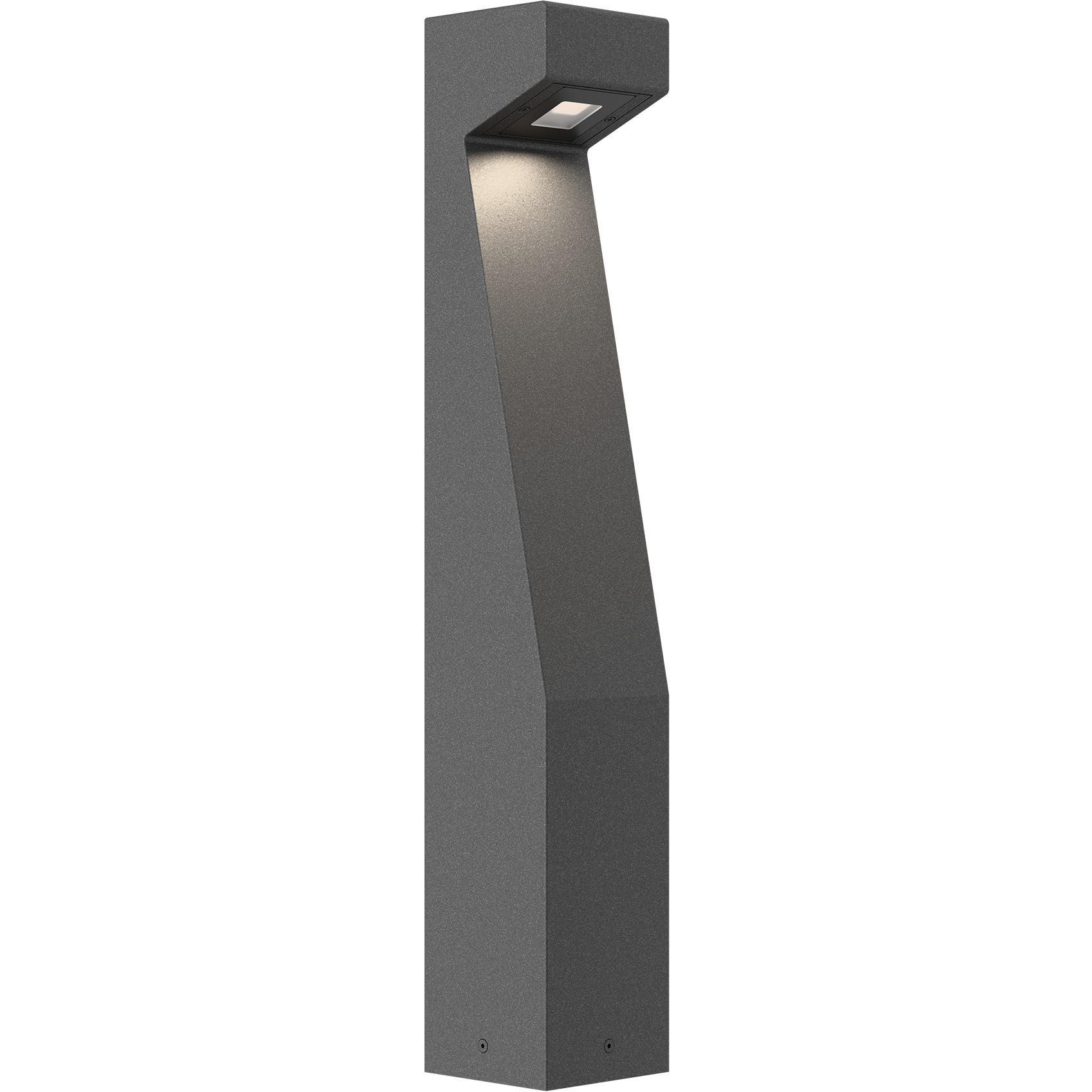 Even 12 8.3 watt Granite Bollard Light in 3000K Warm White LED, WAC Landscape