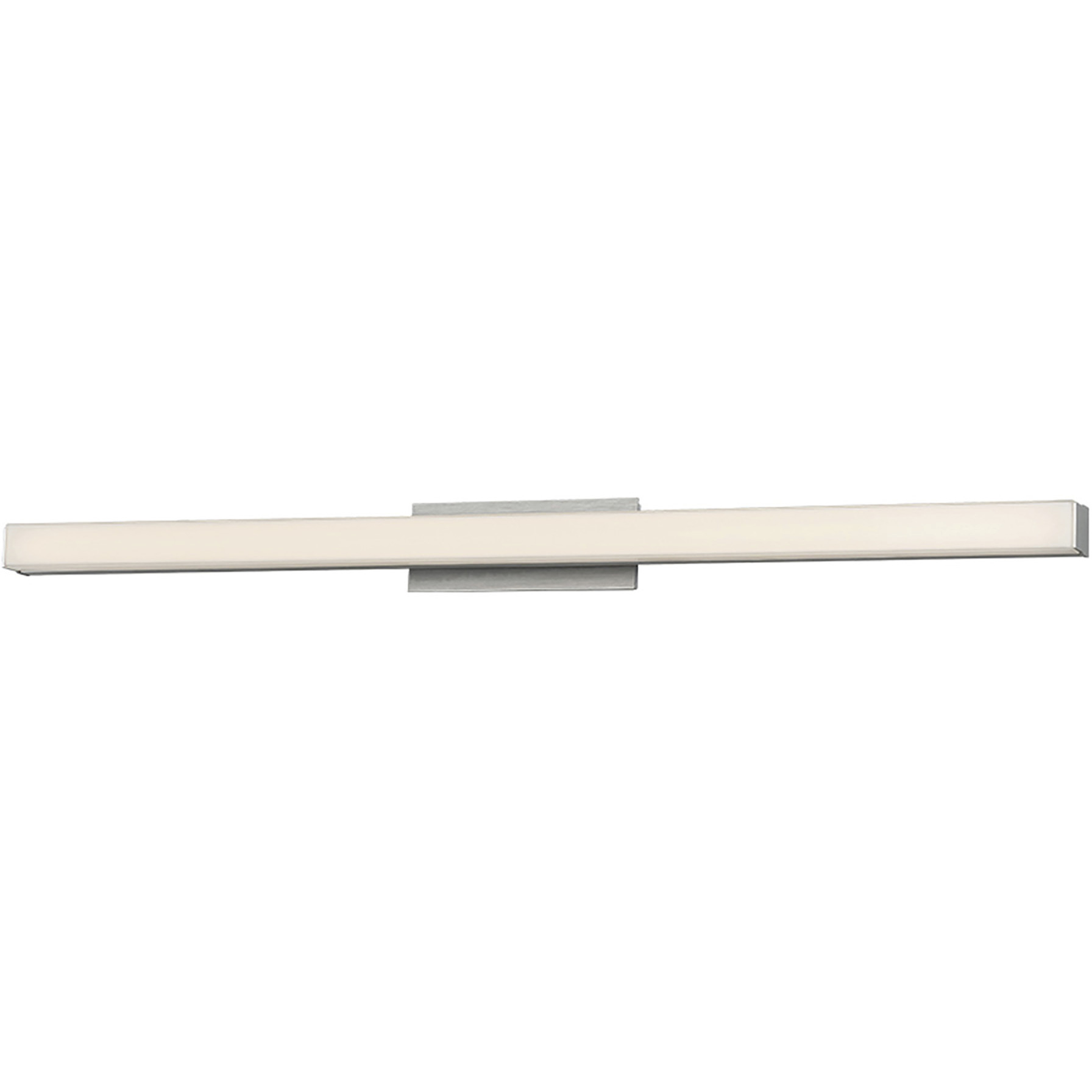Brink LED 36 inch Brushed Aluminum Bath Vanity & Wall Light in 3000K, dweLED