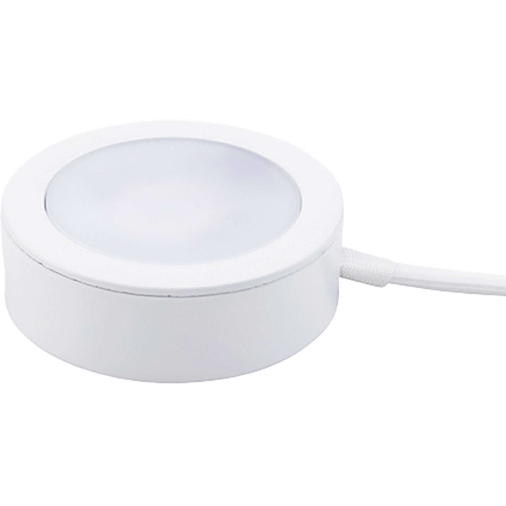 Line Voltage Puck Light LED White Button Light, WAC Limited