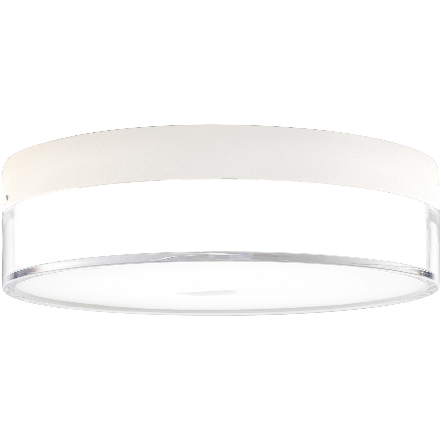 WAC Lighting FM-240209-CS-WT Twist-N-Lite LED 9 inch White Flush