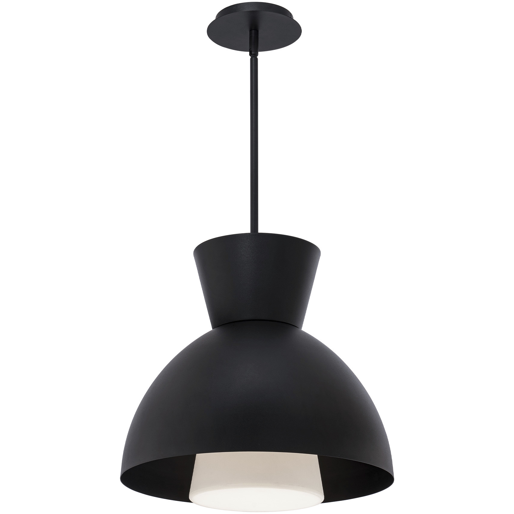 Carafe LED 16 inch Black Pendant Ceiling Light, dweLED