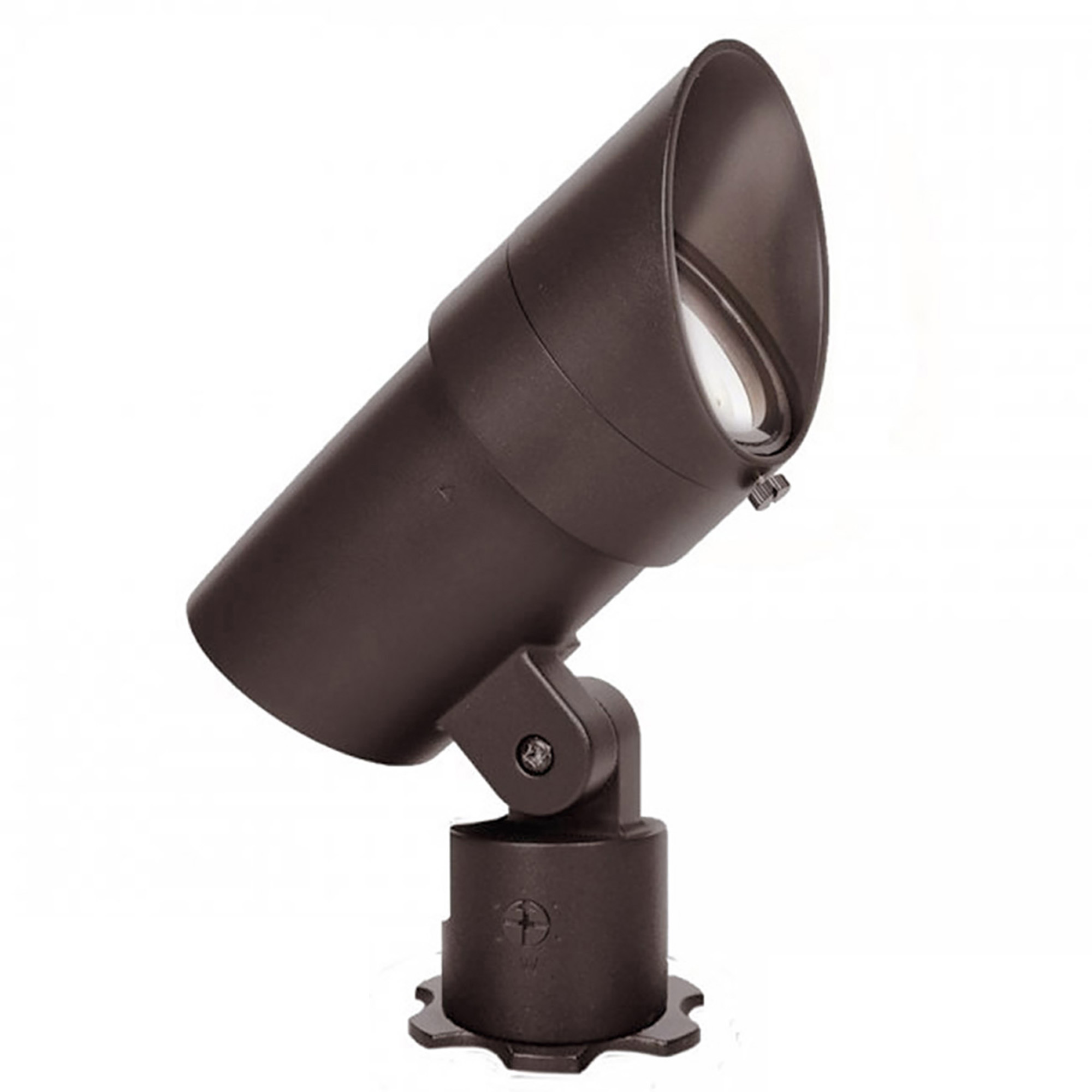 Grand Solid Brass Coated in Bronze Low Voltage Accent Light in 2700K Warm LED, WAC Landscape