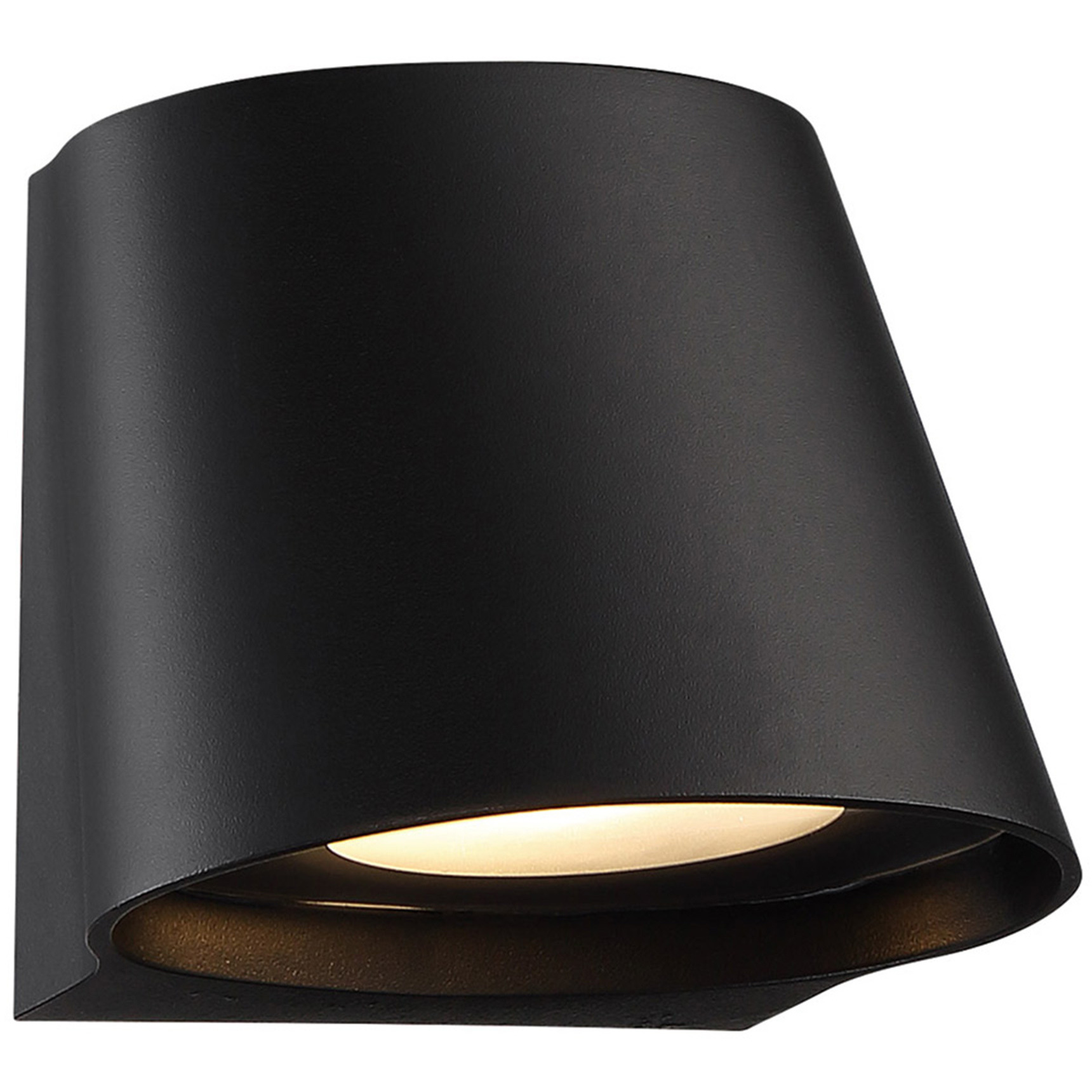 WAC Lighting WS-W65607-BK Mod LED 5.25 inch Black Outdoor Wall