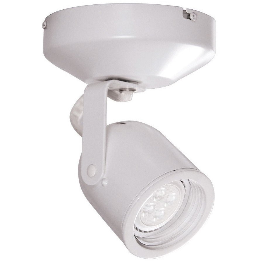 WAC Lighting ME-808LED-WT Low Volt LED inch White Flush Mount Ceiling  Light in