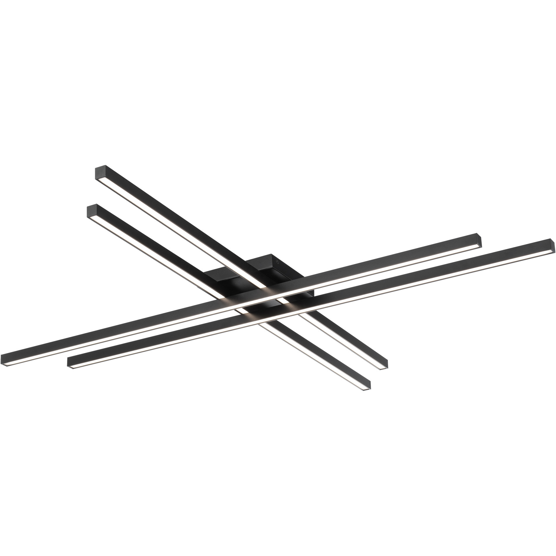 WAC Lighting FM-73142-BK Parallax LED 42 inch Black Flush Mount