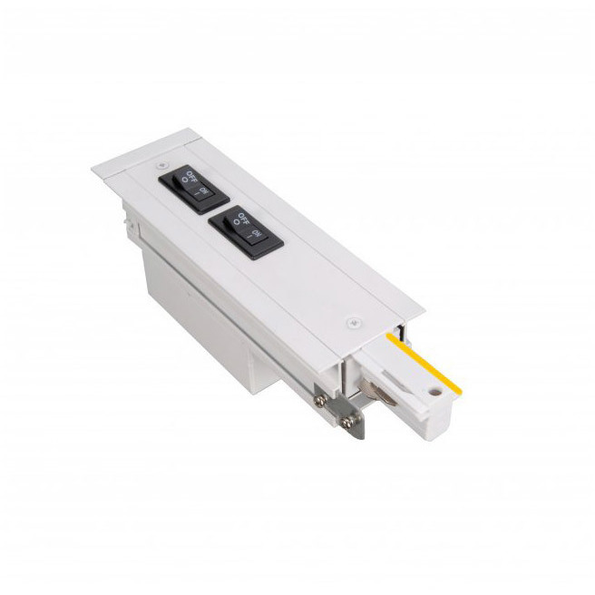 W2 Recessedtrack Limiter 1 Light 120 White Track Accessory Ceiling Light