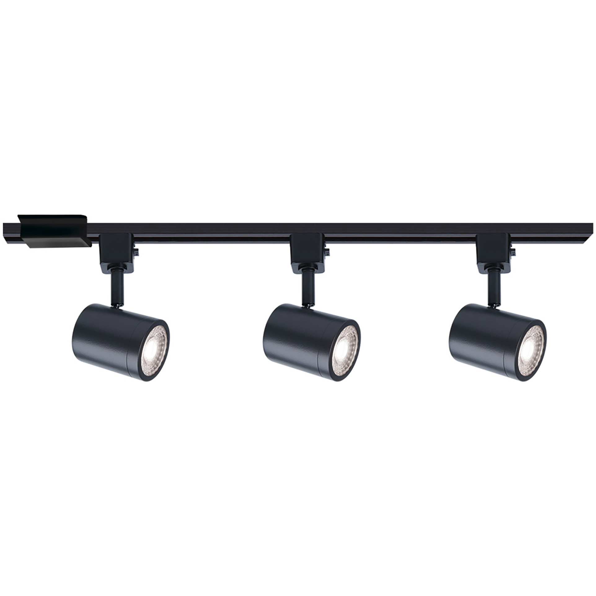 WAC Lighting H 8010 3 30 BK Charge 3 Light 120 Black Track Accessory Ceiling Light