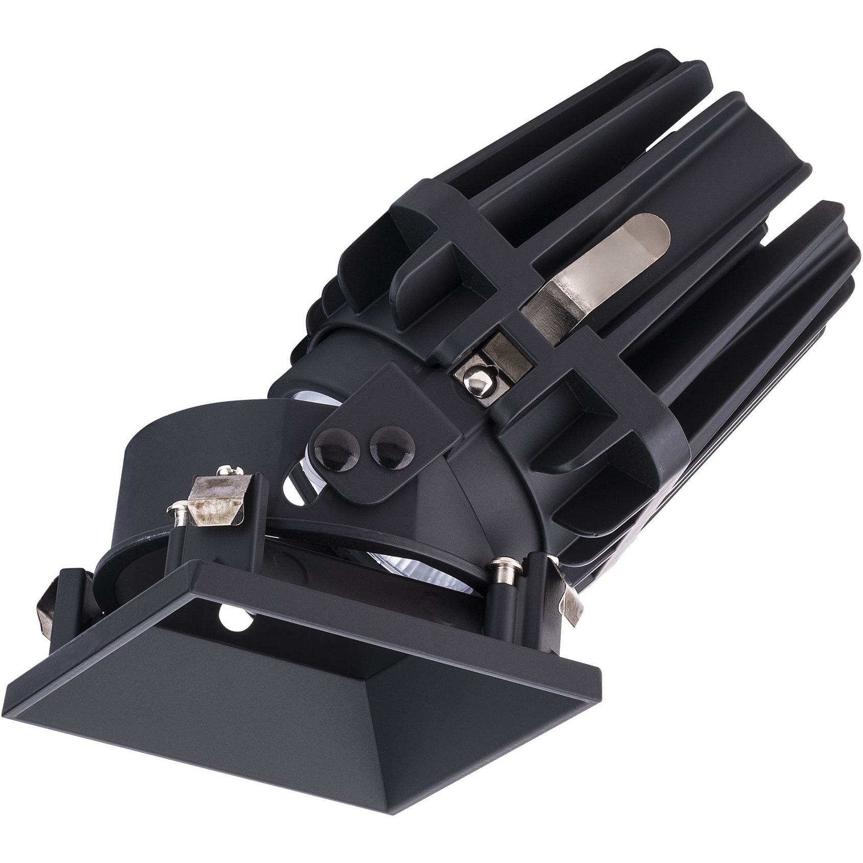 FQ Integrated LED Black Recessed Trim in 1800-3000K, 4" LED