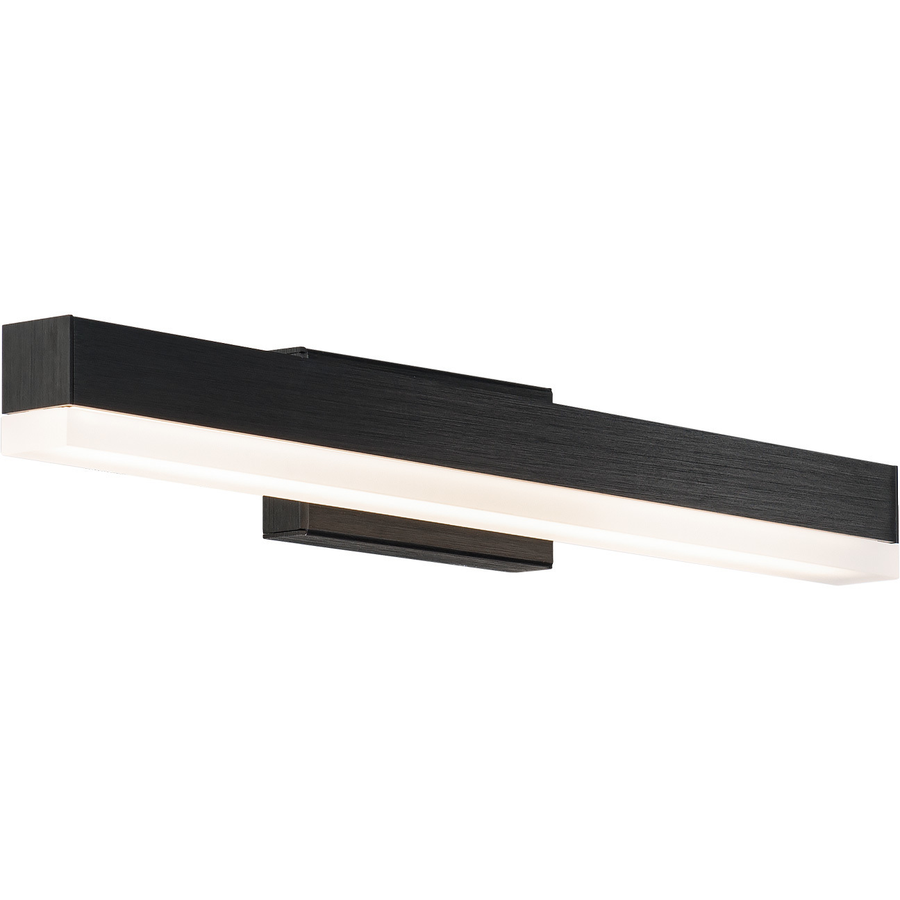 Styx LED 19 inch Black Bath Vanity & Wall Light, dweLED