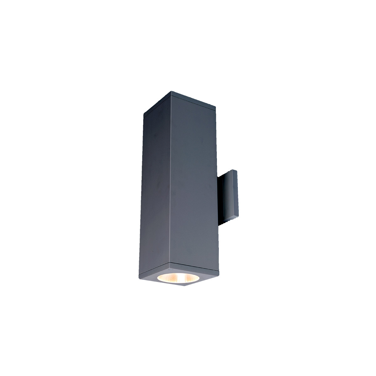 Cube Arch LED 5.5 inch Graphite Sconce Wall Light in Flood, 85, 3500K, Away From Wall