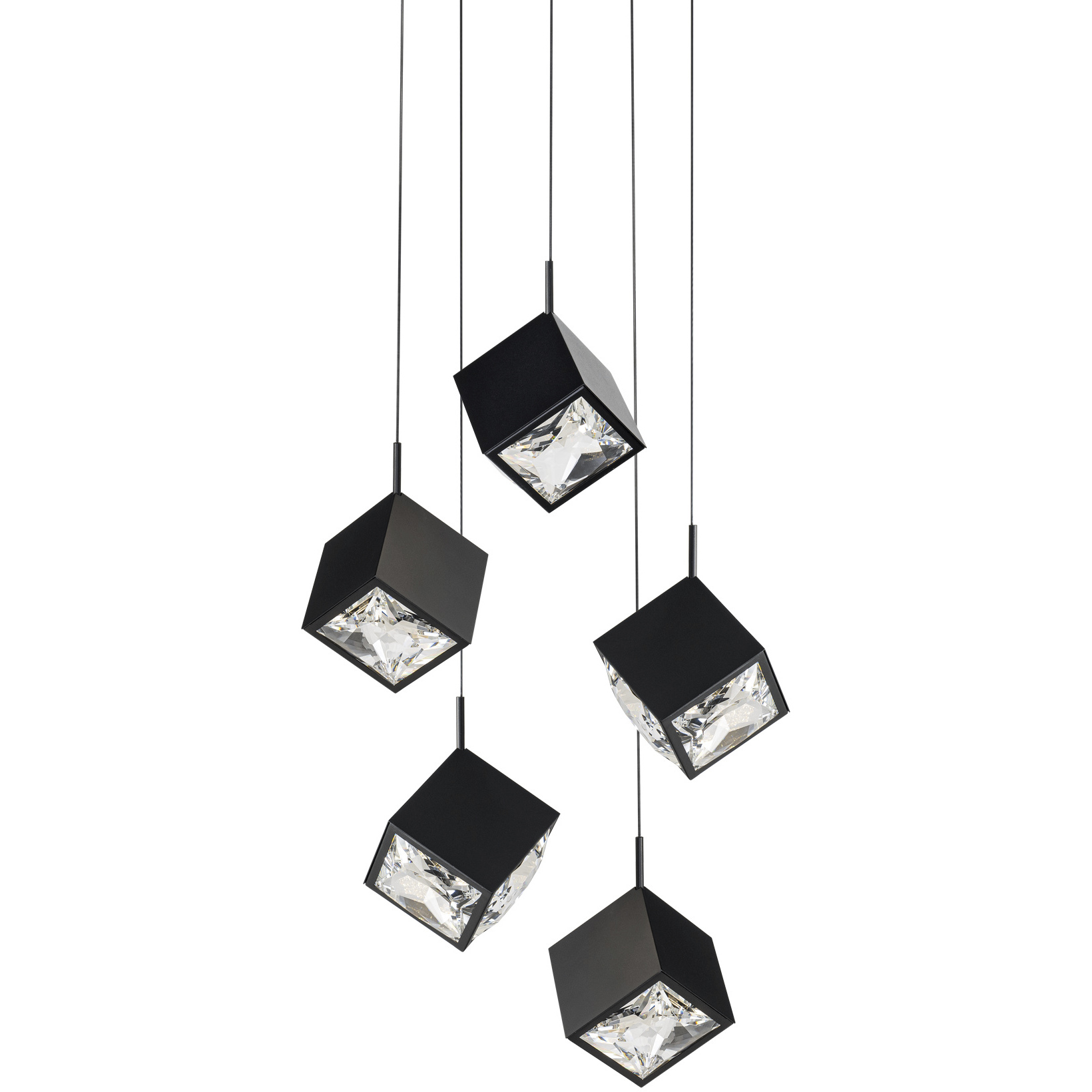 Black cube ceiling light online