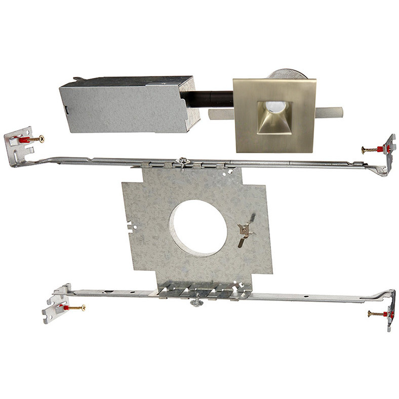 LEDme Mini Recessed LED Brushed Nickel Recessed Lighting in 4000K