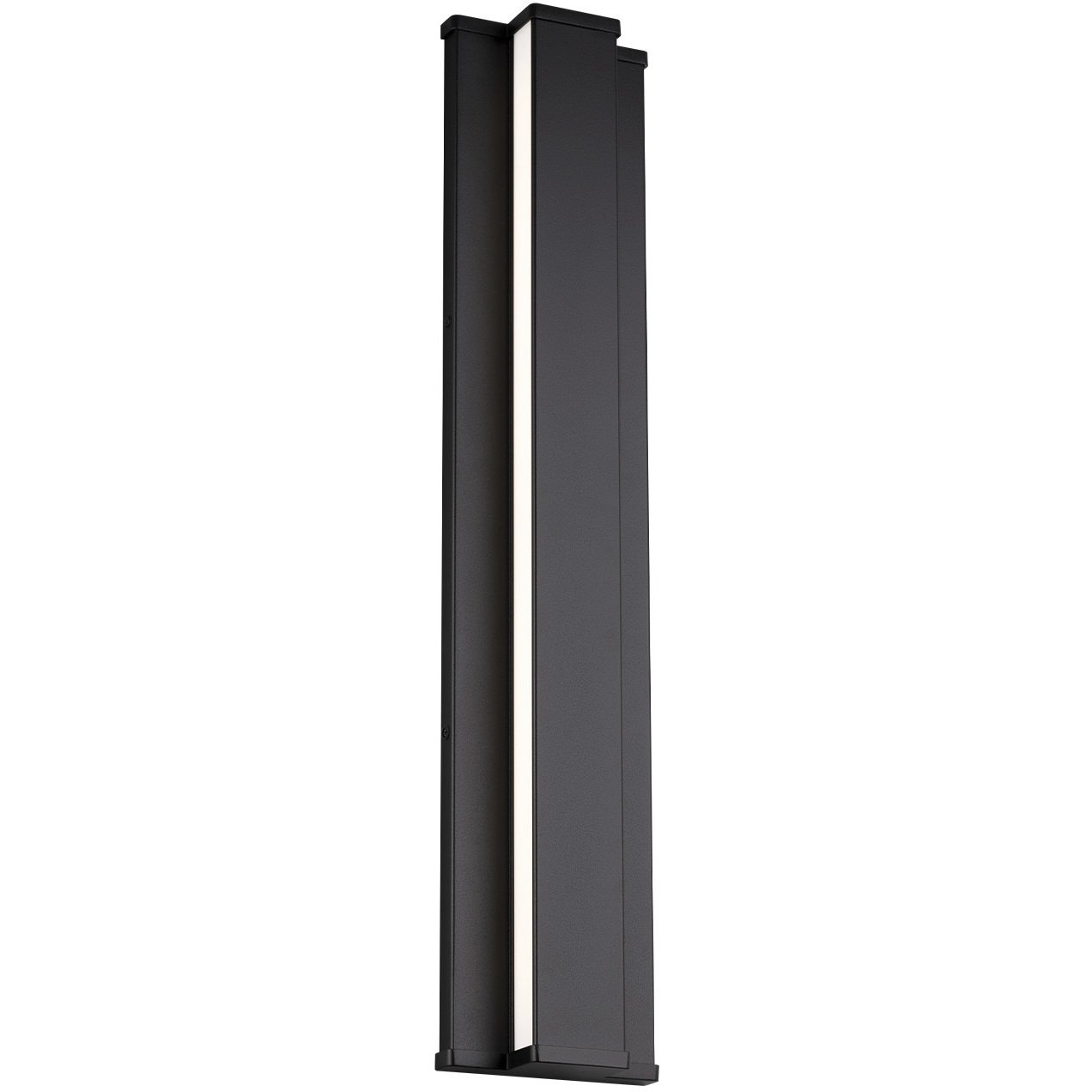 Revels LED 24 inch Black Outdoor Wall Light in 3500K, dweLED