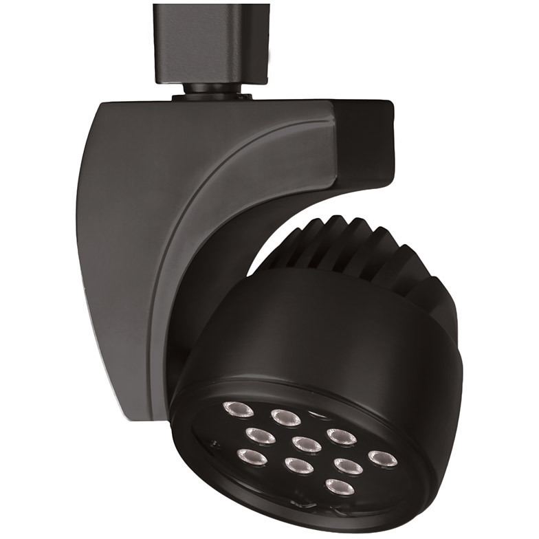 Reflex 1 Light 120 Black Track Head Ceiling Light in 3500K