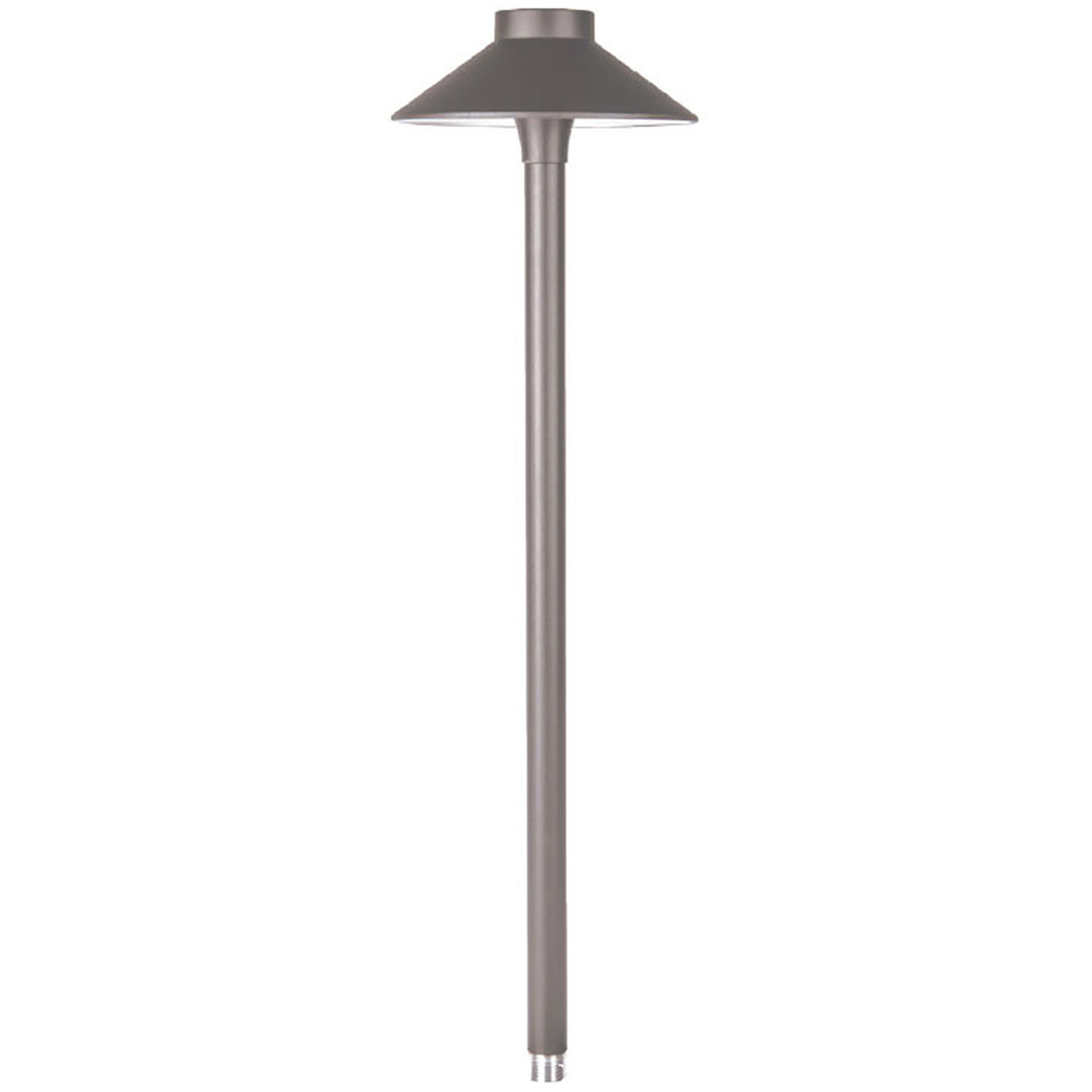 Tiki 12 6.5 watt Solid Brass Coated in Bronze Path and Area Light in 3000K Warm White LED, WAC Landscape