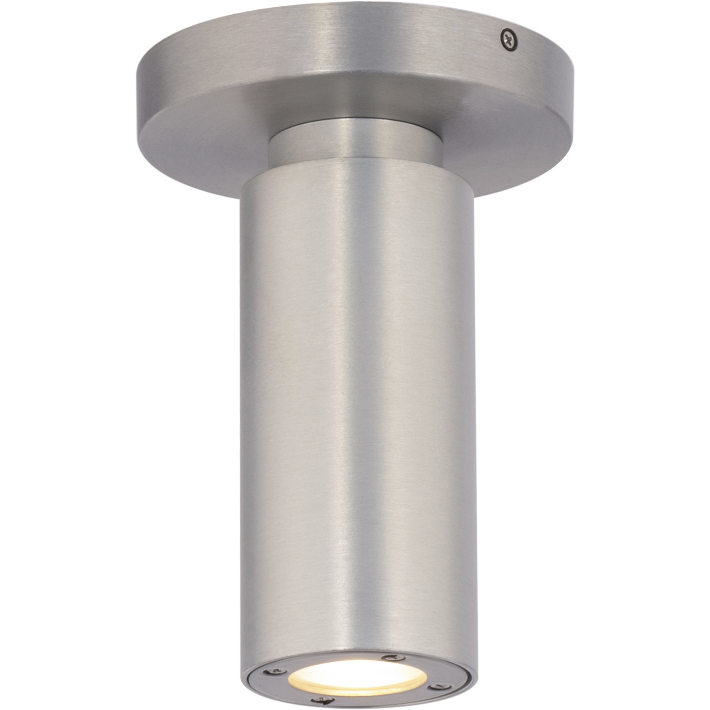 Caliber LED 2.63 inch Brushed Aluminum Flush Mount Ceiling Light, dweLED