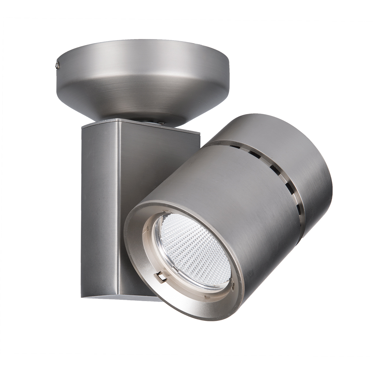 Exterminator II LED 4.5 inch Brushed Nickel Flush Mount Ceiling Light in 85, 2700K