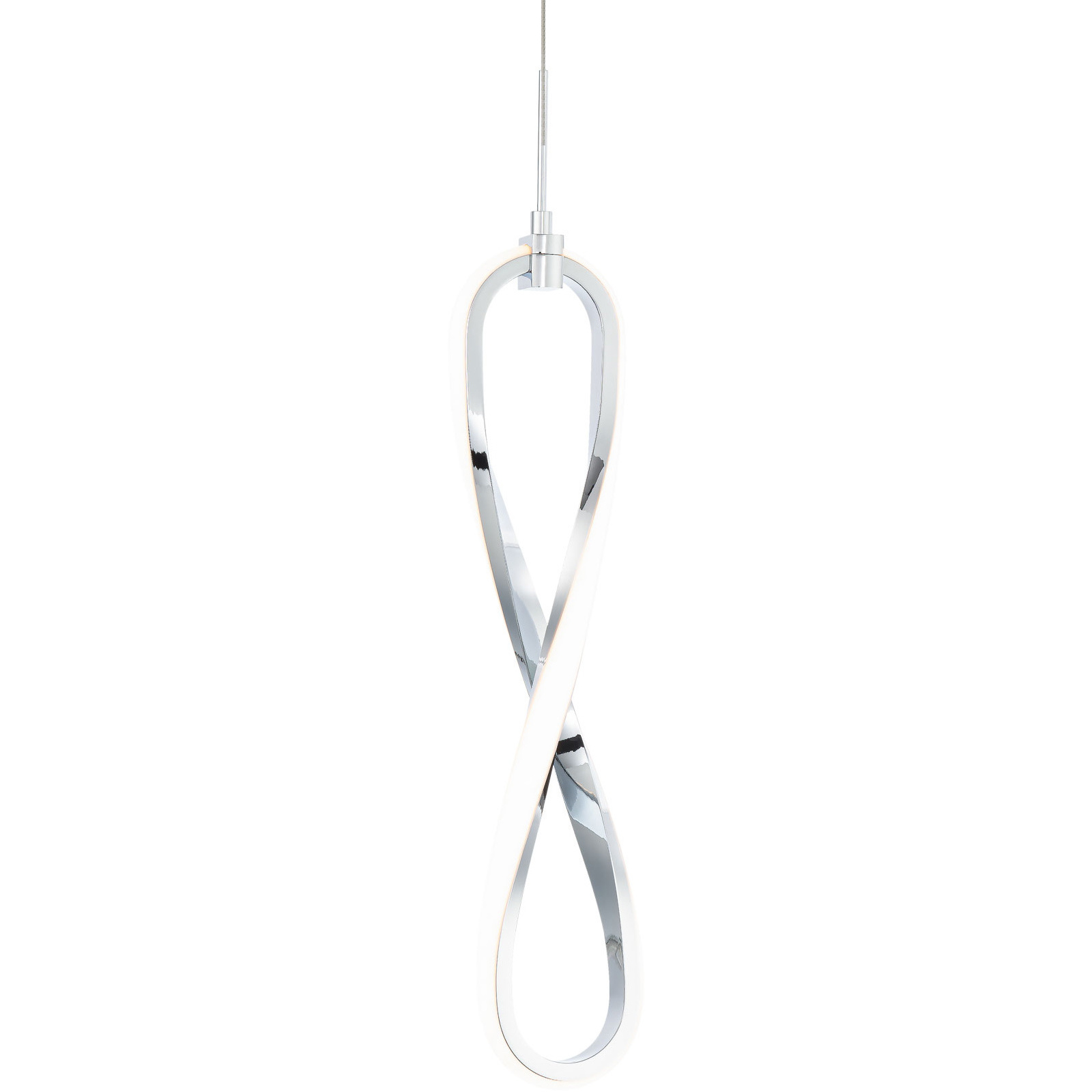 Marise LED 1 inch Chrome Mini-Pendant Ceiling Light, dweLED