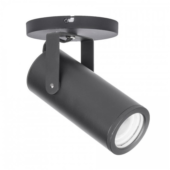Silo LED 4.5 inch Black Flush Mount Ceiling Light in 2700K