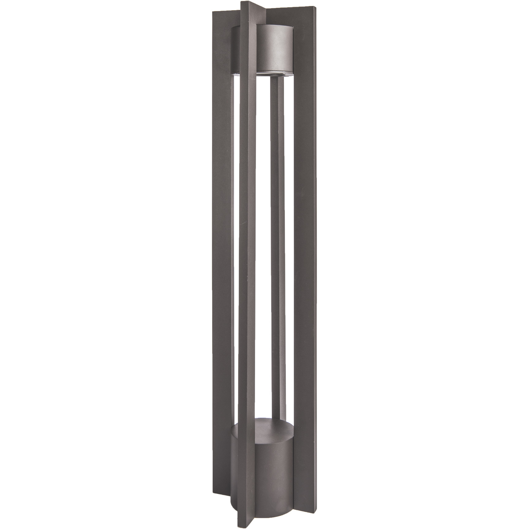 Chamber 120 12.5 watt Bronze Bollard Light in 2700K Warm LED, WAC Landscape