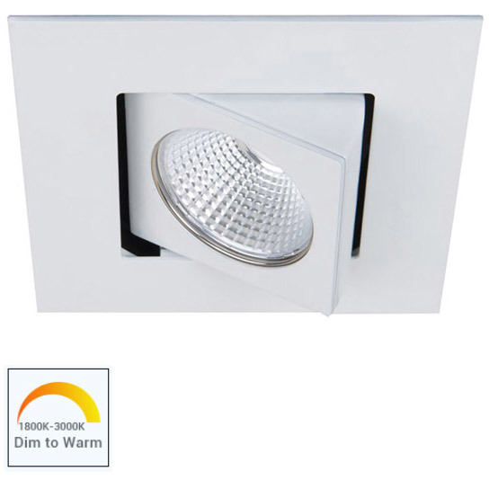 WAC Lighting R3BSA-SWD-WT Ocularc LED White Recessed Lighting in Spot ...