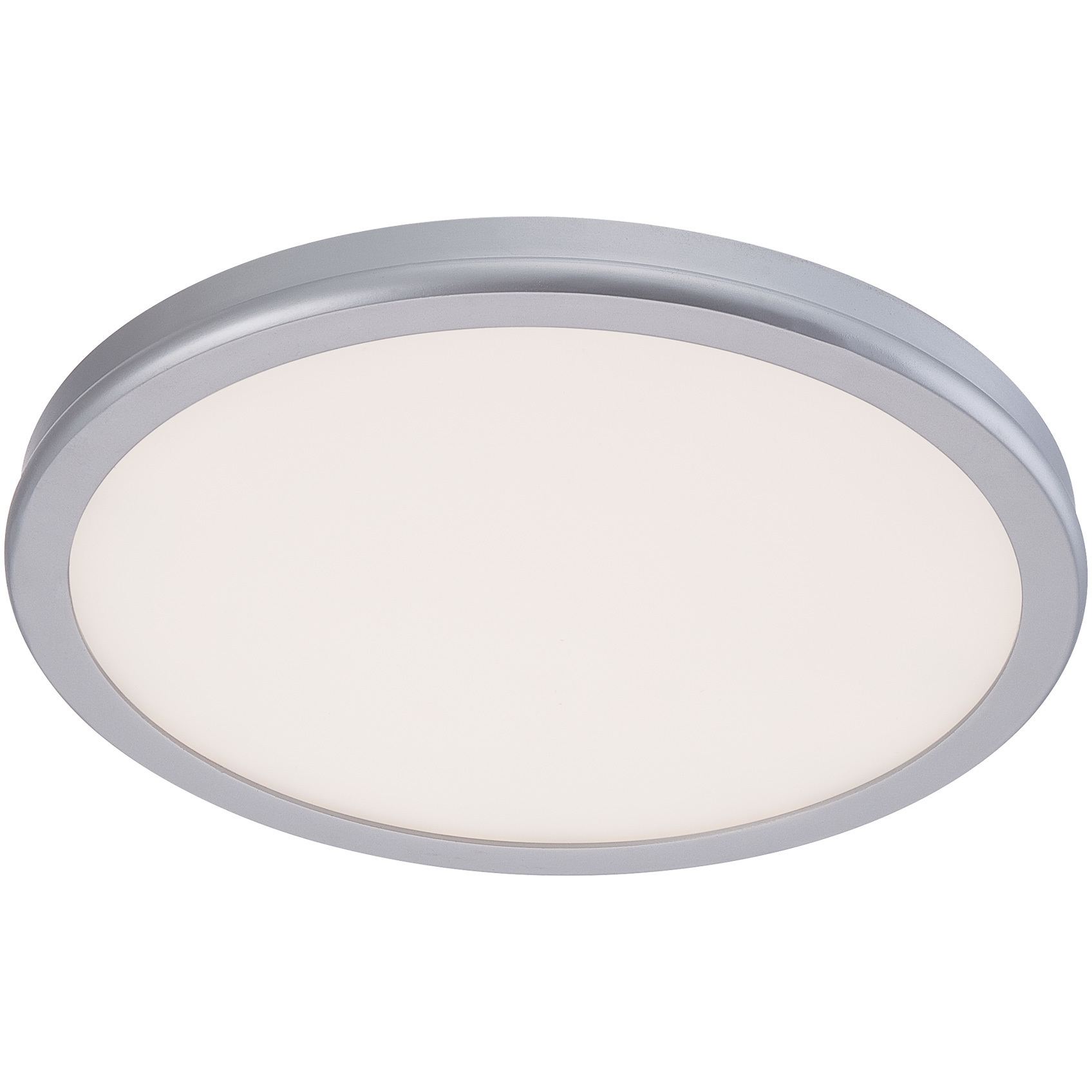 Geos LED 10.25 inch Titanium Flush Mount Ceiling Light in 3000K, dweLED