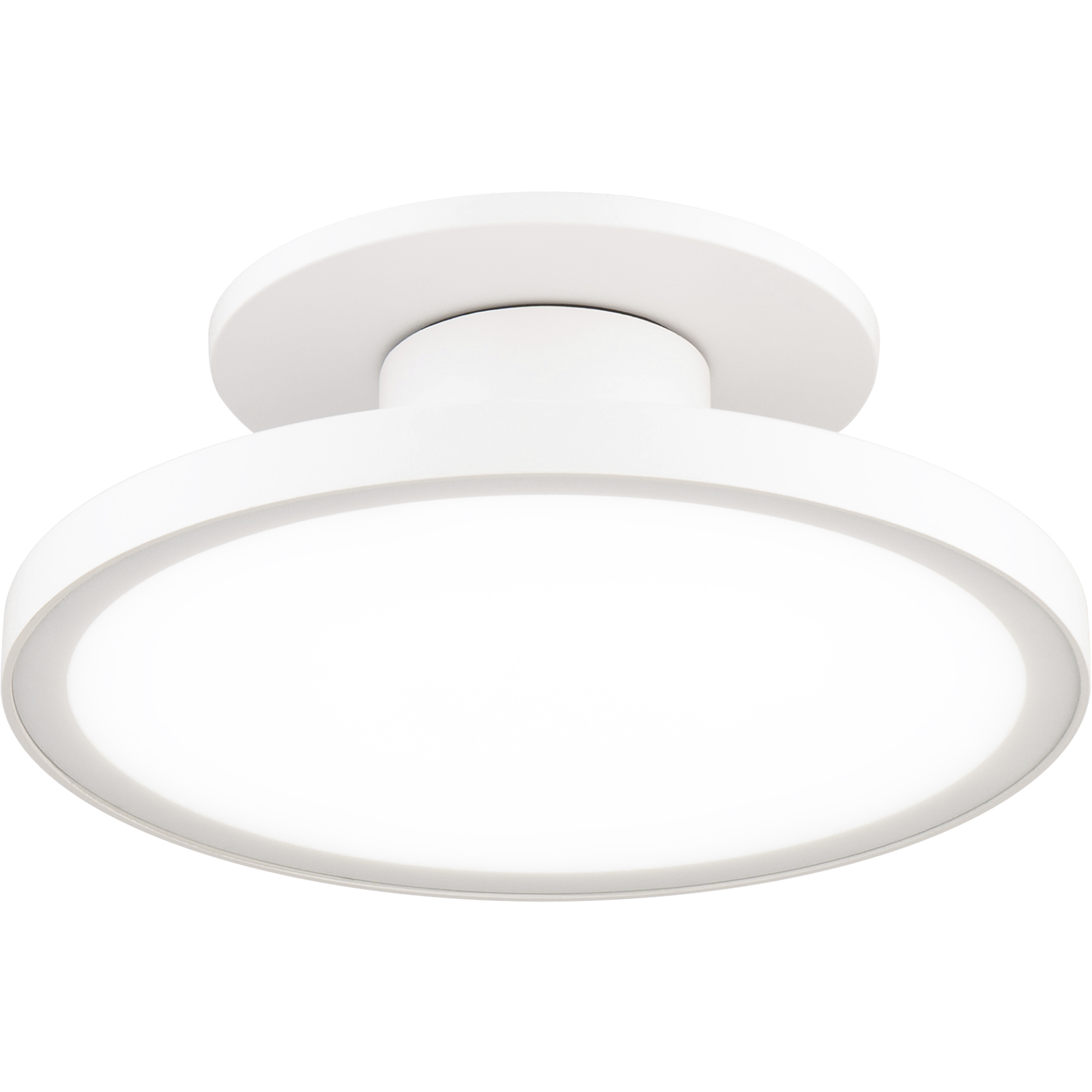 Twist-N-Lite LED 8 inch White Semi-Flush Mount Ceiling Light, WAC Limited