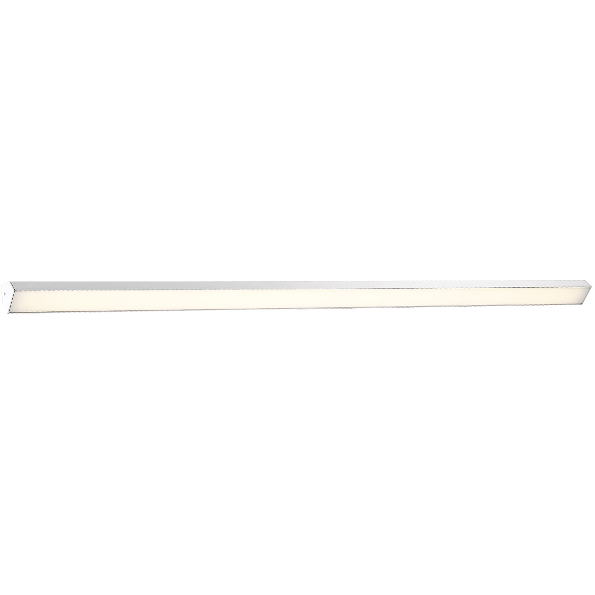 Revel LED 97.94 inch Brushed Aluminum Bath Vanity & Wall Light, dweLED