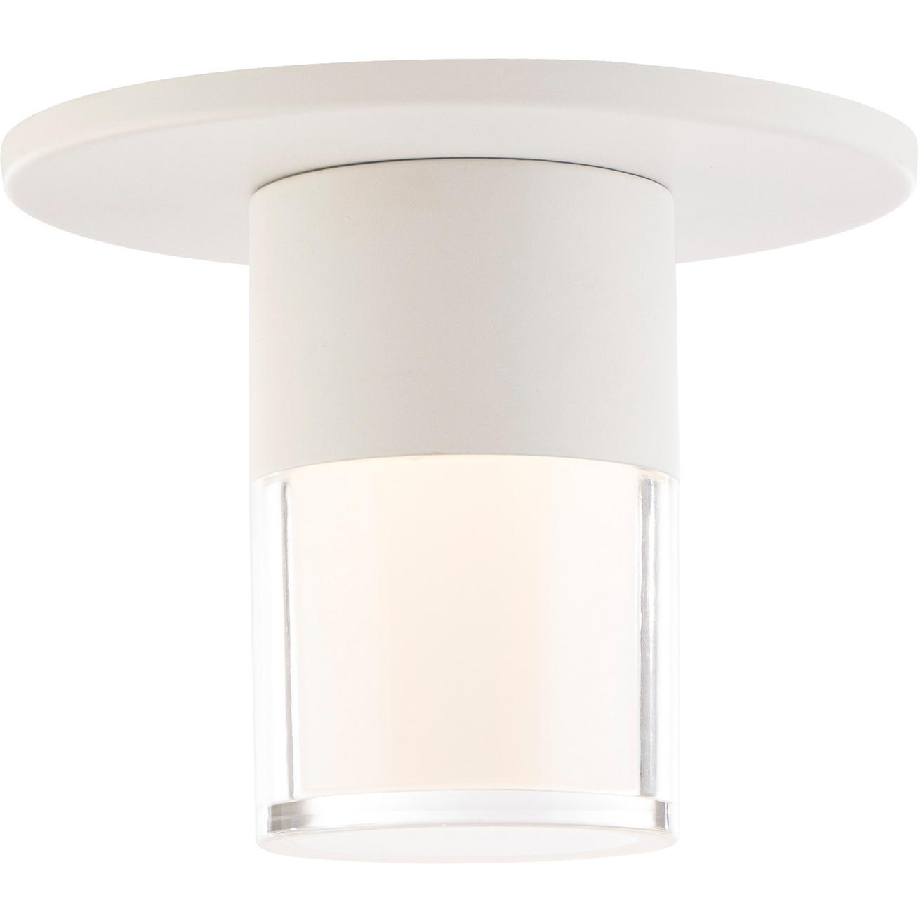 Twist-N-Lite LED 5 inch White Flush Mount Ceiling Light, WAC Limited