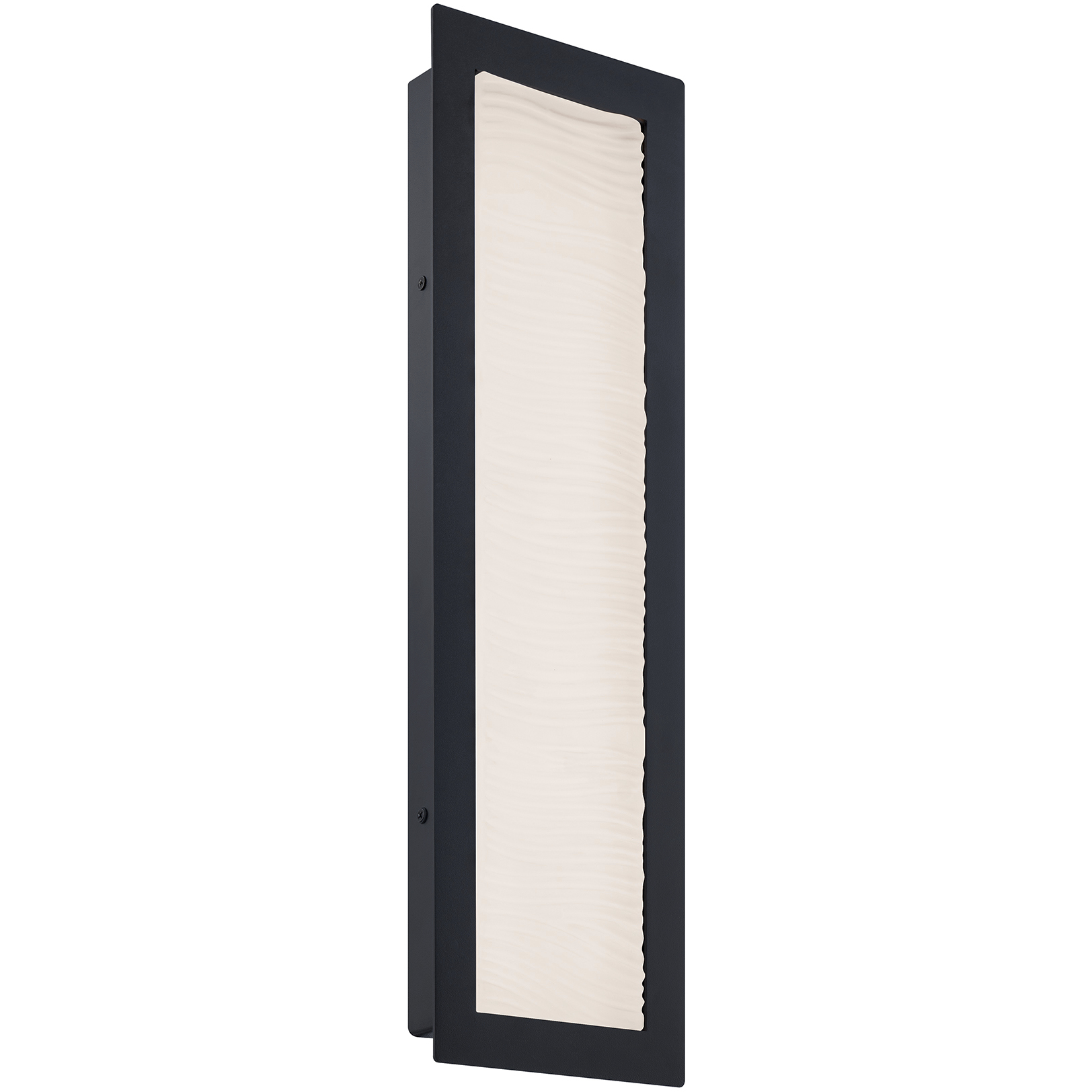 Wavelet LED 20 inch Black Outdoor Wall Light in 2700K, dweLED